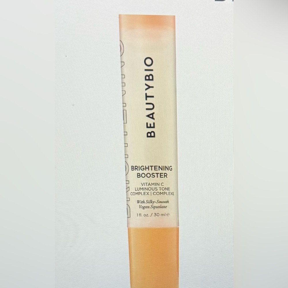 BeautyBio Brightening Booster Vitamin C - Cream/Peach, NWT 1 ounce